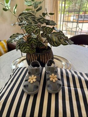 Kids light blue Floral Sandals - Comfortable Everyday Shoes